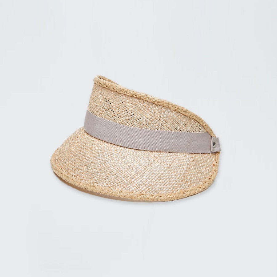 Frau MYMARINI Hute | Straw Sun Visor Natural