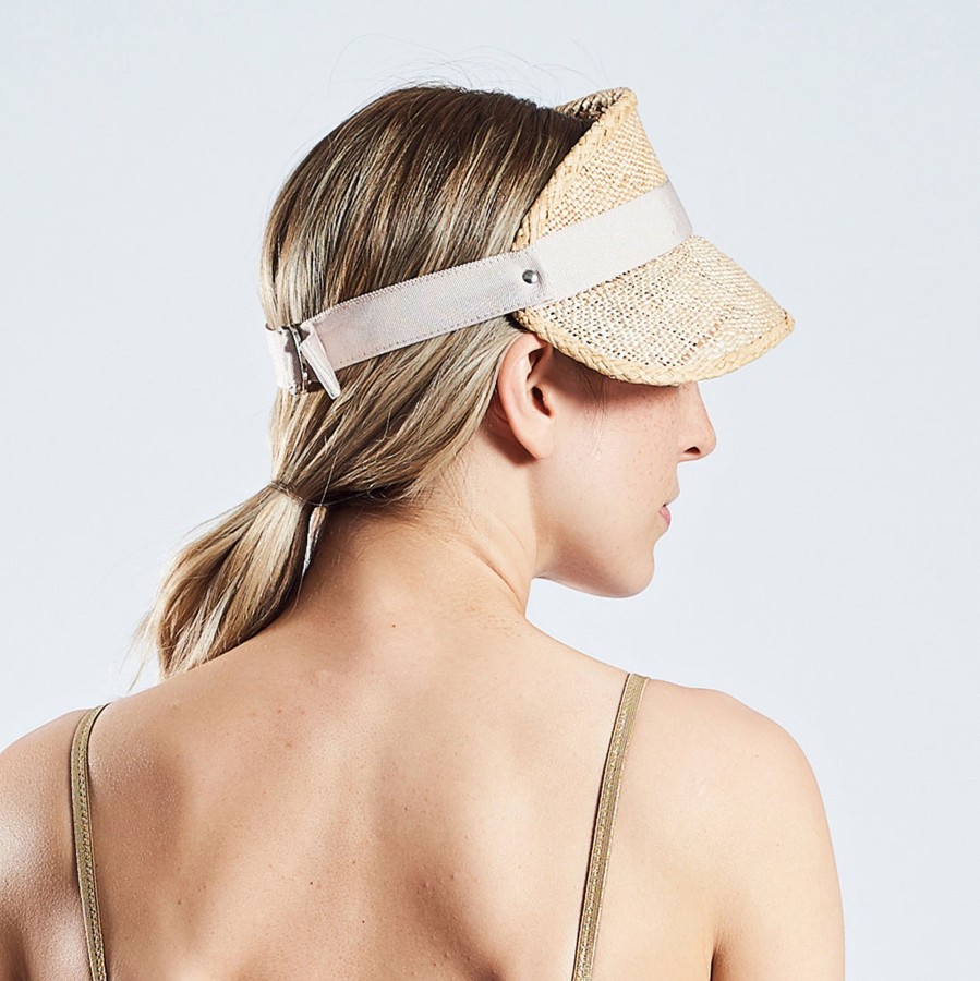 Frau MYMARINI Hute | Straw Sun Visor Natural