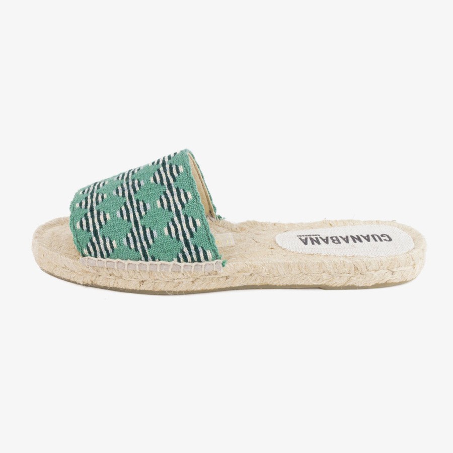 Frau MYMARINI | Woven Slip On Aqua