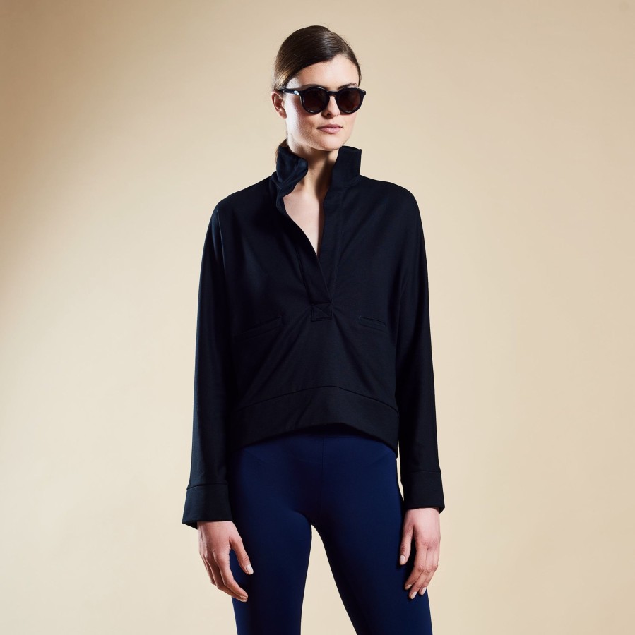 Frau MYMARINI Loungewear | Seaside Jumper Black