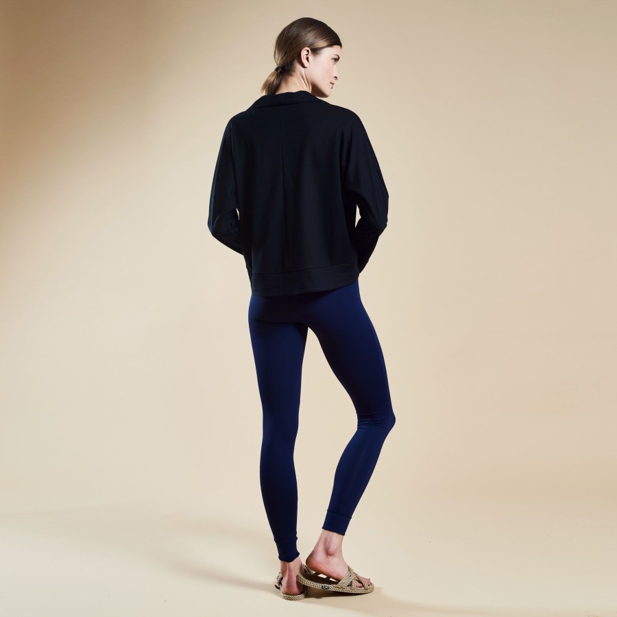 Frau MYMARINI Loungewear | Seaside Jumper Black