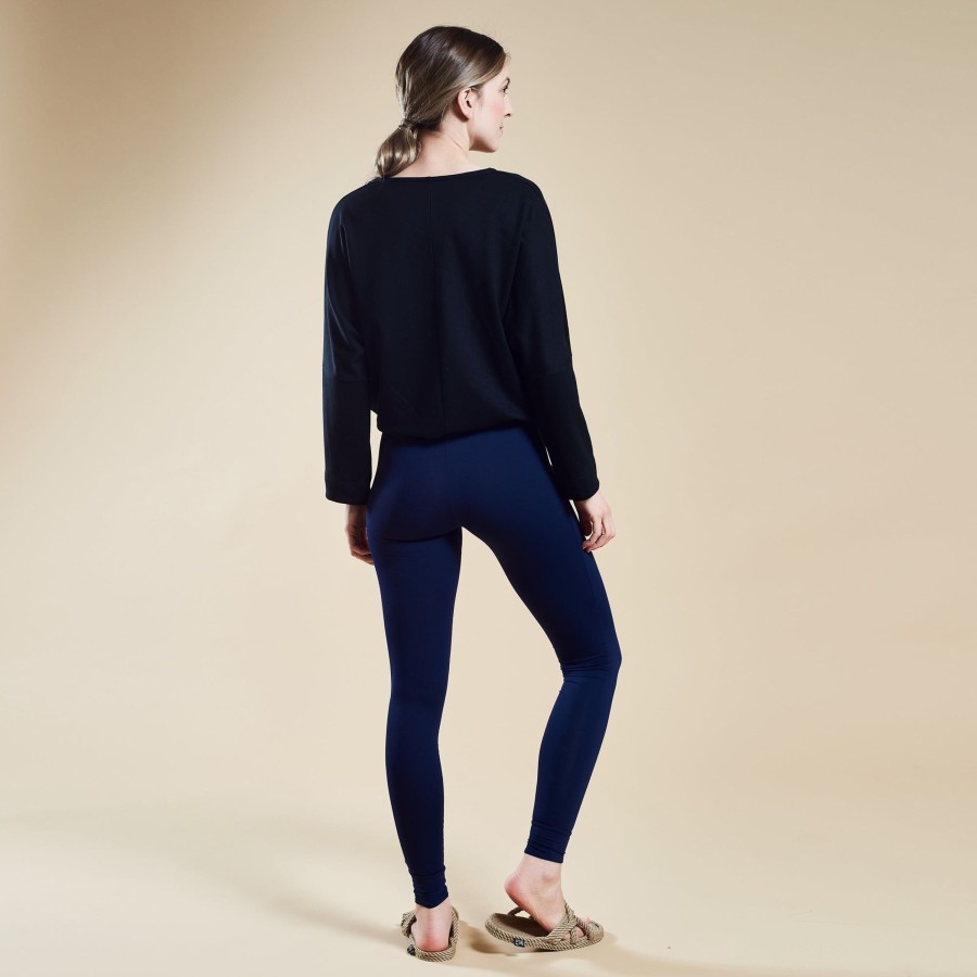 Frau MYMARINI Loungewear | Island Blouse Black