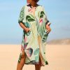 Frau MYMARINI Kleider | Airy Tunic 24 Tropical-Print