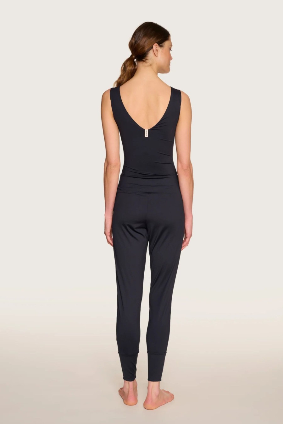 Frau MYMARINI Activewear | Loose Jumpsuit Black