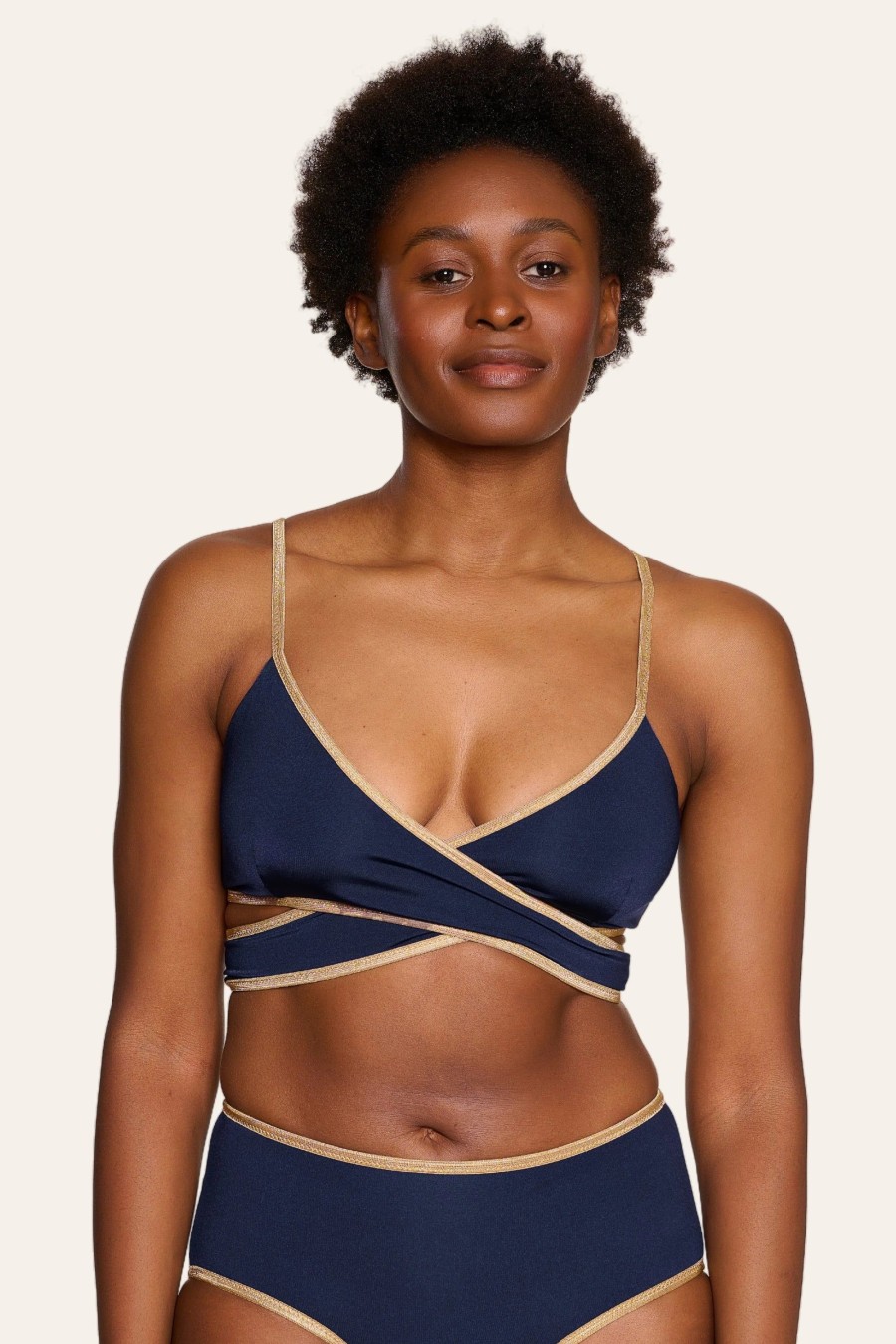 Frau MYMARINI Bikinis | Wrap Top Shine 24