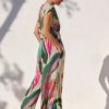 Frau MYMARINI Kleider | Flowing Overall 24 Tropical-Print