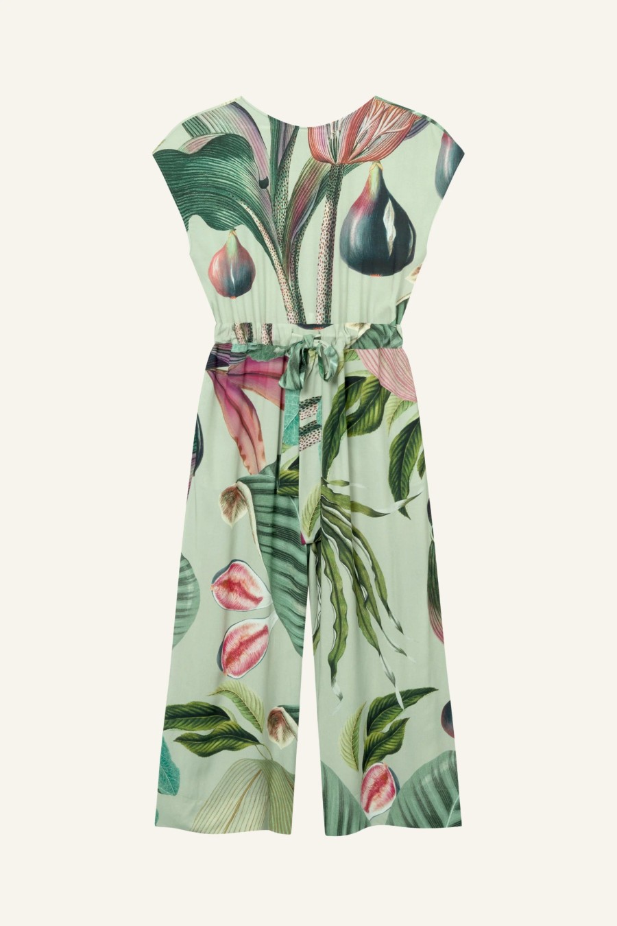 Frau MYMARINI Kleider | Flowing Overall 24 Tropical-Print