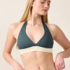 Frau MYMARINI Bikinis | Neckholder Top Classics Black-Grey-White