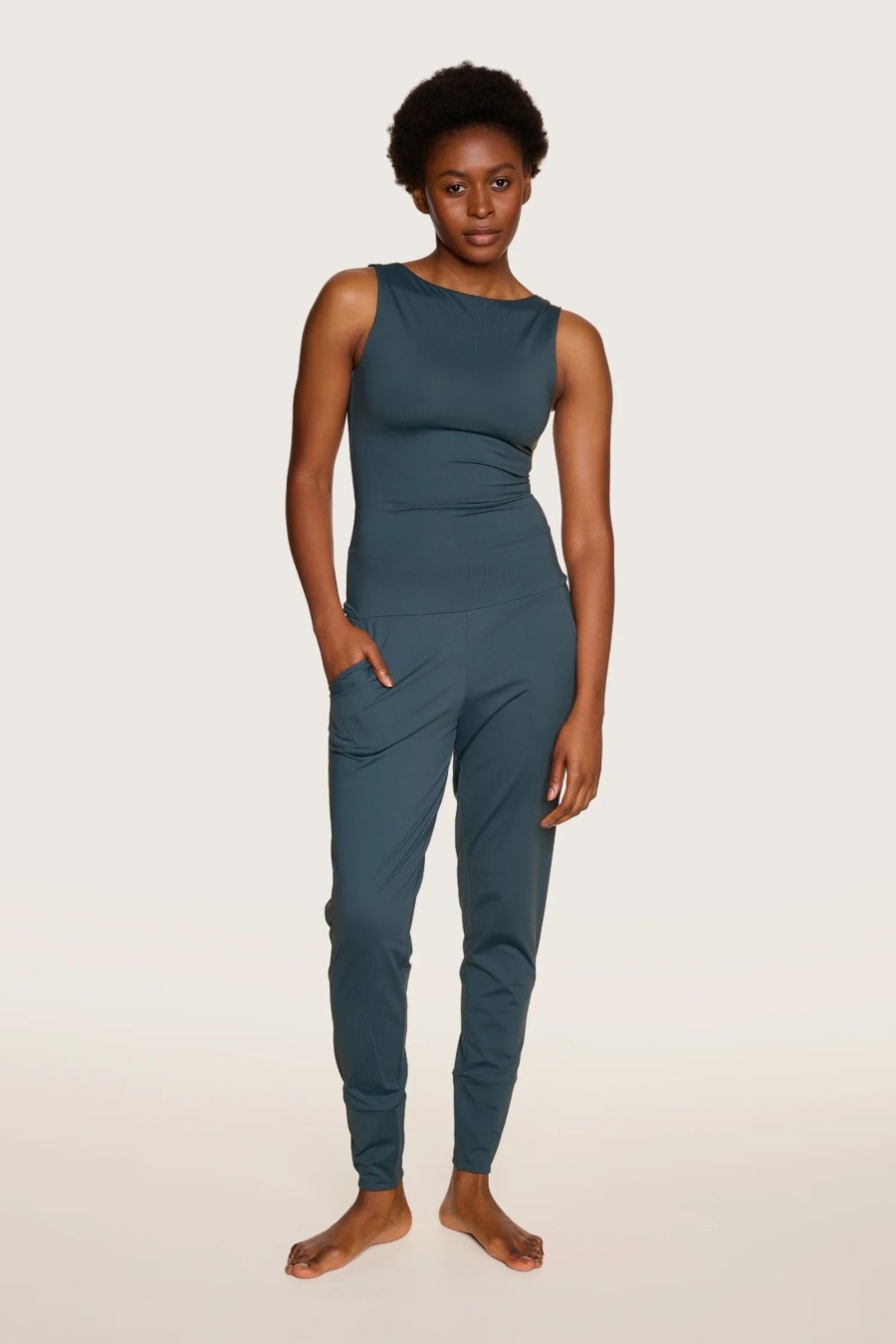 Frau MYMARINI Activewear | Loose Jumpsuit Active Grey